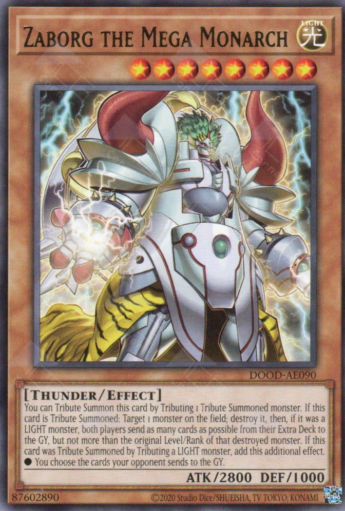 DOOD-AE090 Zaborg the Mega Monarch (R)