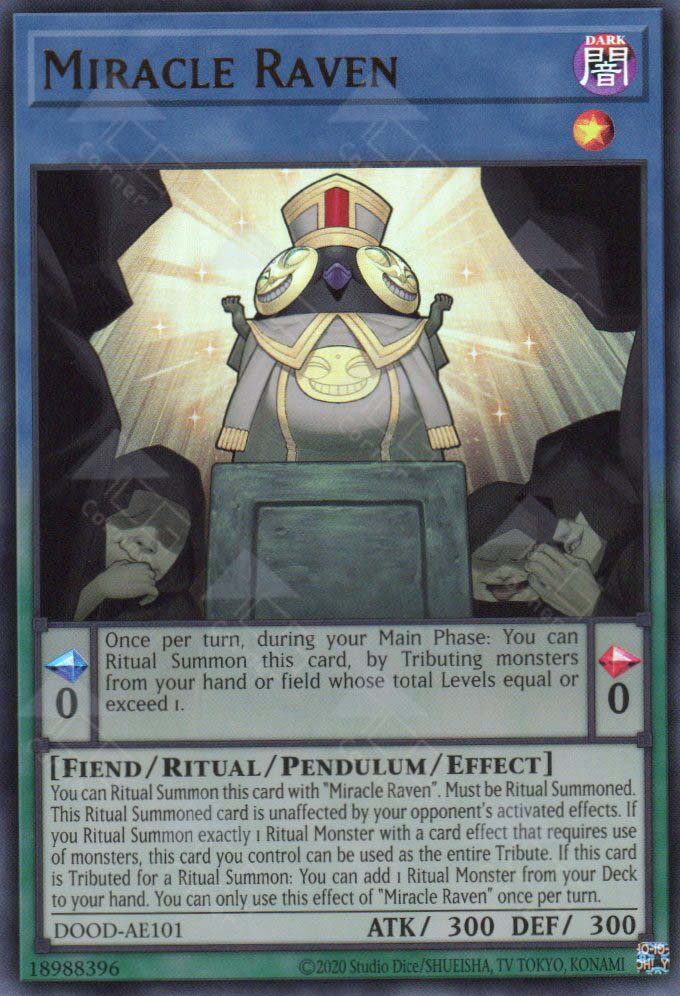 DOOD-AE101 Miracle Raven (UR)