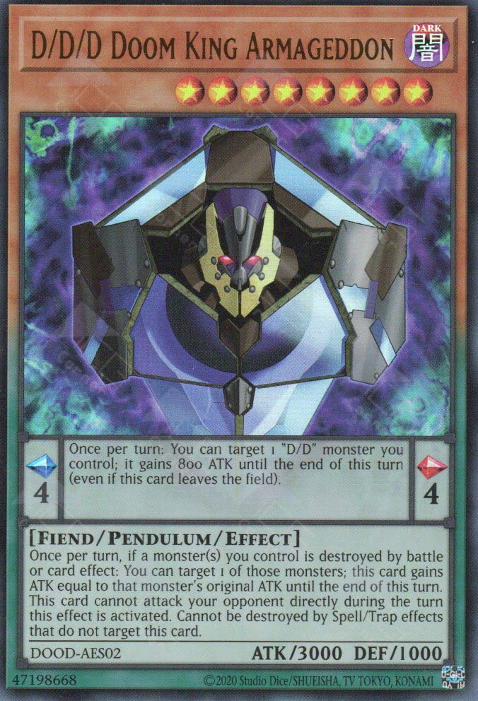 DOOD-AES02 D/D/D Doom King Armageddon (UR)