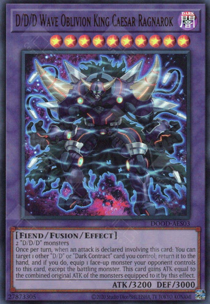DOOD-AES03 D/D/D Wave Oblivion King Caesar Ragnarok (UR)