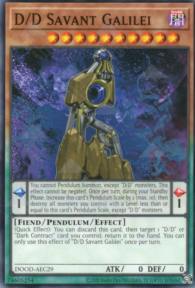DOOD-AEC29 D/D Savant Galilei (N)