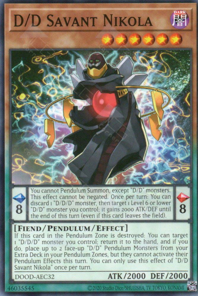 DOOD-AEC32 D/D Savant Nikola (N)