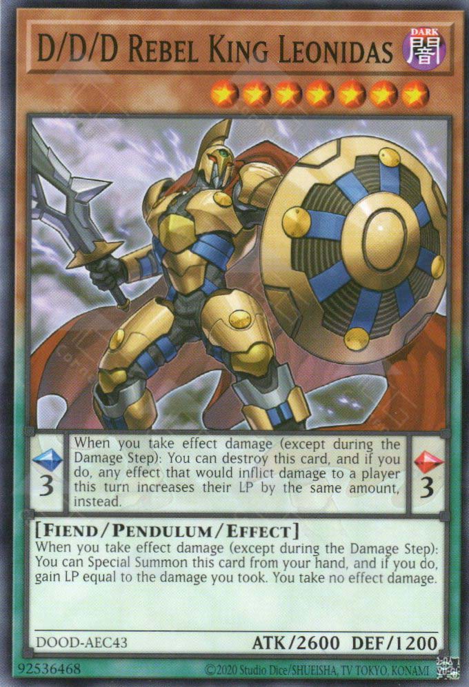 DOOD-AEC43 D/D/D Rebel King Leonidas (N)