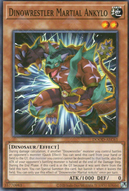 DOOD-AEC61 Dinowrestler Martial Ankylo (N)