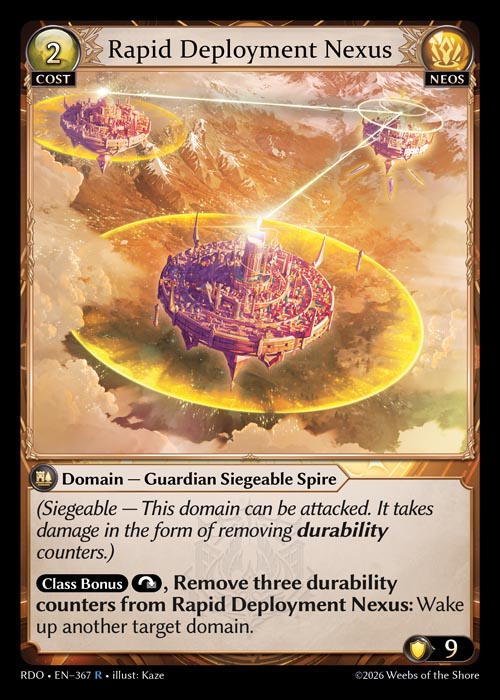 RDO-367 Rapid Deployment Nexus (Rare)